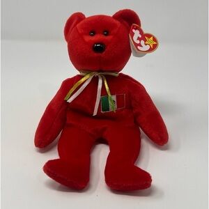 Osito Ty Beanie Baby with errors on Tags